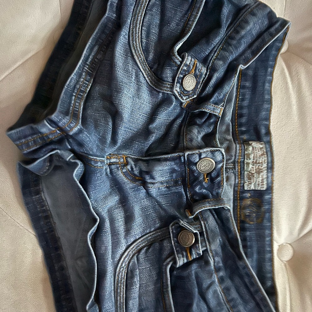 American rag size three denim shorts